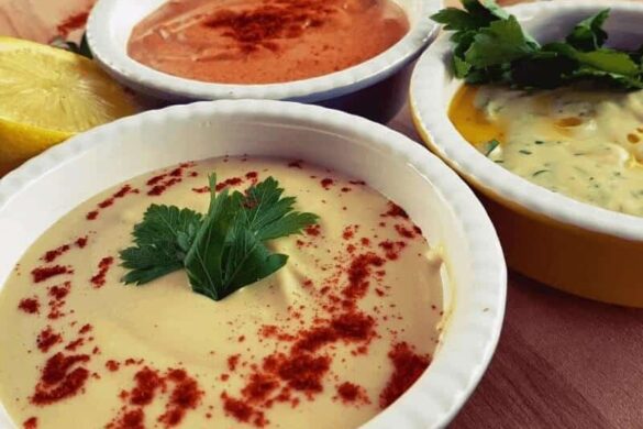 טחינה ביתית ב- 3 צבעים