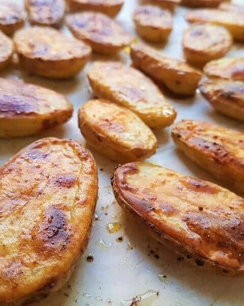 תפוחי אדמה פריכים אפויים בתנור